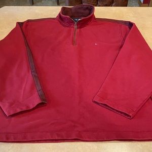 Men’s 1/4 zip Tommy Hilfiger shirt size XL